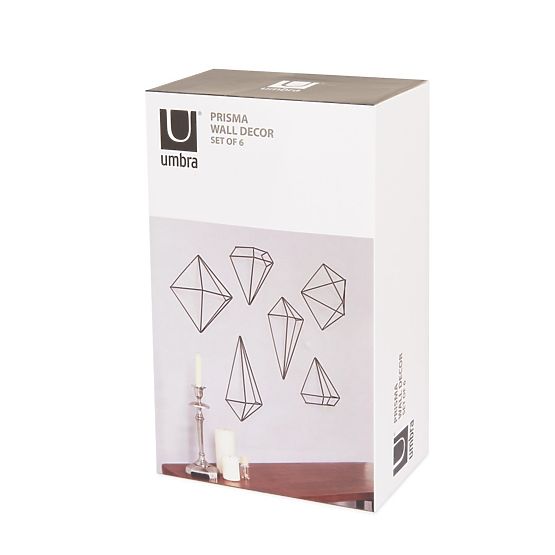 Dekoracja ścienna PRISMA umbra
