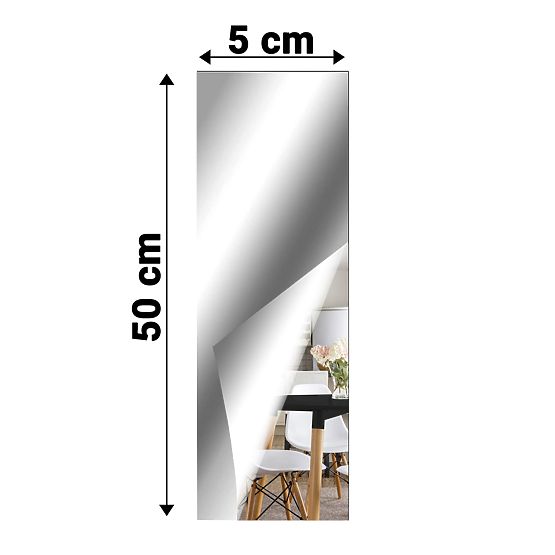 Dekoracyjne akrylowe lustro Oblong 50 cm