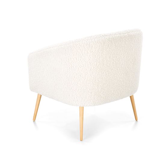 Designerski fotel GRIFON - kremowy