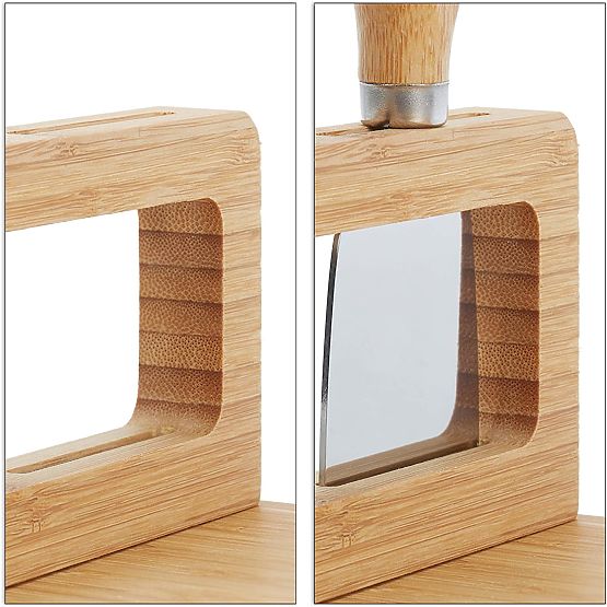 Deska do serwowania serów i przekąsek Salers z sztućcami