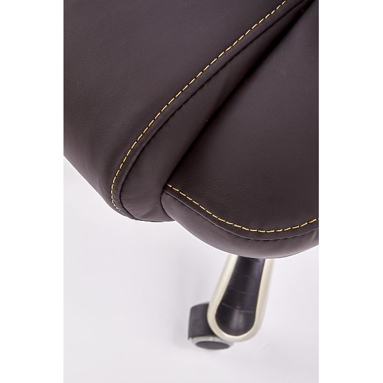 DESMOND krzesło biurowe ciemnobrązowe