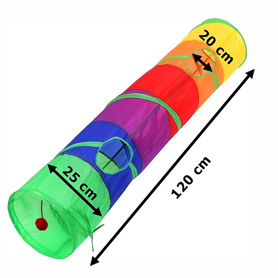 Długi tunel sprężynowy zabawka dla kota FIGARO