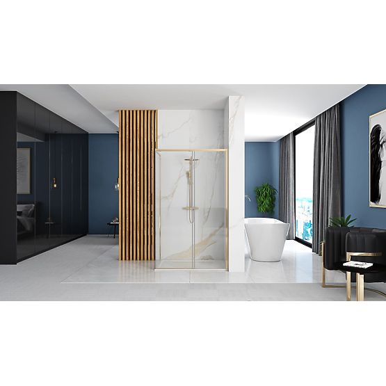 Domek prysznicowy SŁONECZNY ZŁOTY 120x90