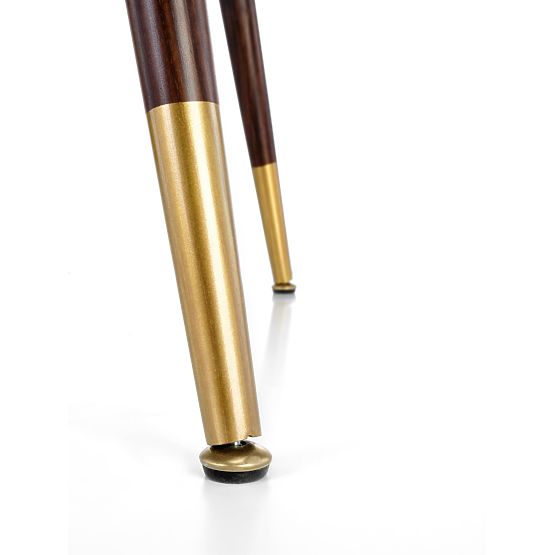 DOMENICO stół blat - orzech, nogi - orzech / złoty (2p=1szt)