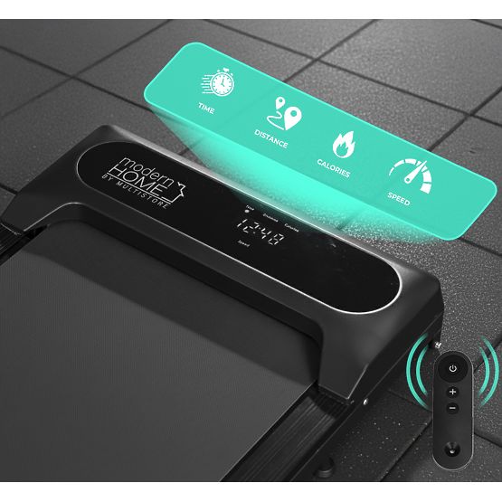 Domowy bieżnia z elektrycznym uchwytem walking pad treningowy pod biurko 10 km/h ModernHome