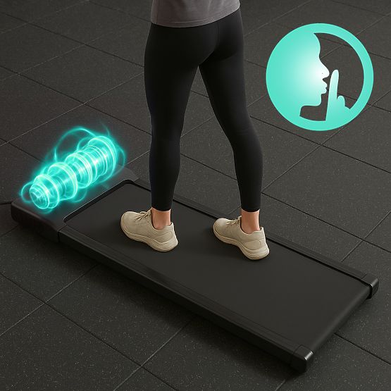 Domowy elektryczny bieżnia walking pad pod biurko 6 km/h ModernHome