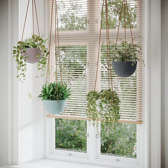 Doniczka LOKAI kolor cappuccino styl boho do wnętrz ameliahome