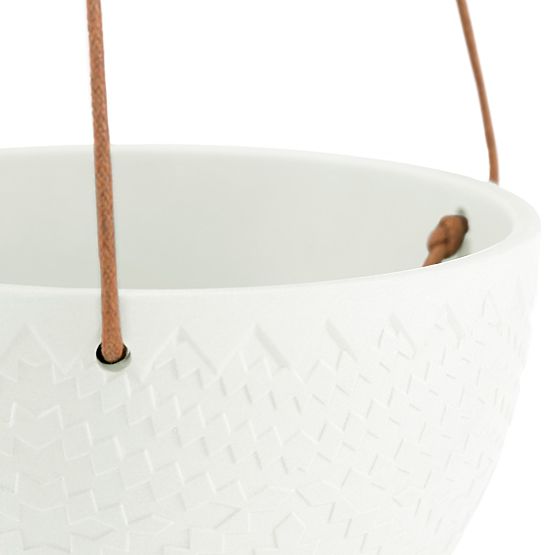 Doniczka LOKAI kremowy kolor styl boho do wnętrz ameliahome