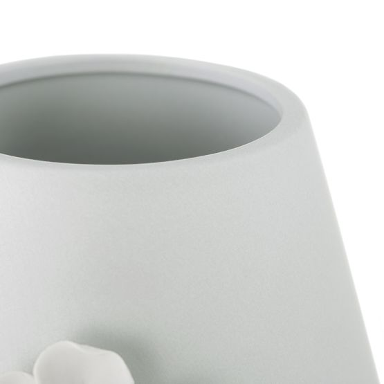 Doniczka LUSITANO szary kolor klasyczny styl do wnętrz ameliahome