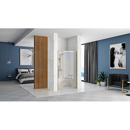 Drzwi prysznicowe SOLAR ZŁOTE 100