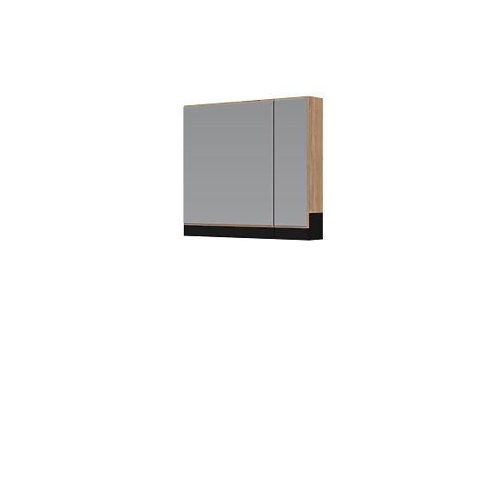 DUESA Szafka z lustrem 80/2D dąb złoty (1p=1szt)