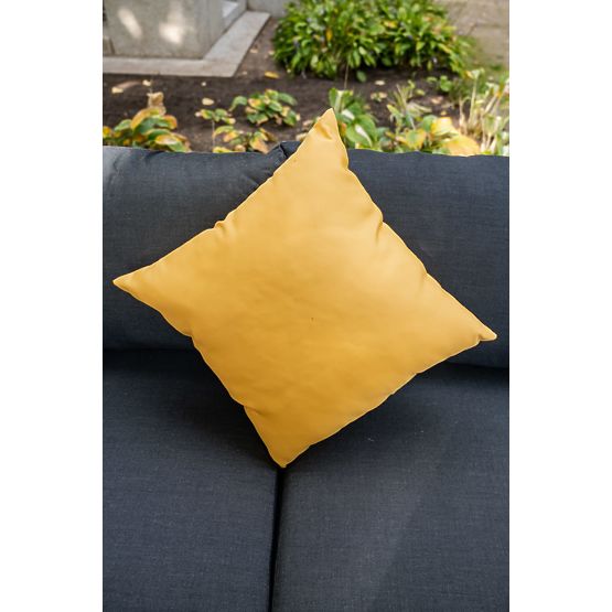 Duży aluminiowy narożny zestaw ze stolikiem MASSIMO czarny