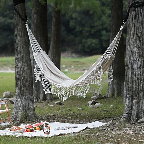 Dwuosobowa pleciona lina hamakowa 400256