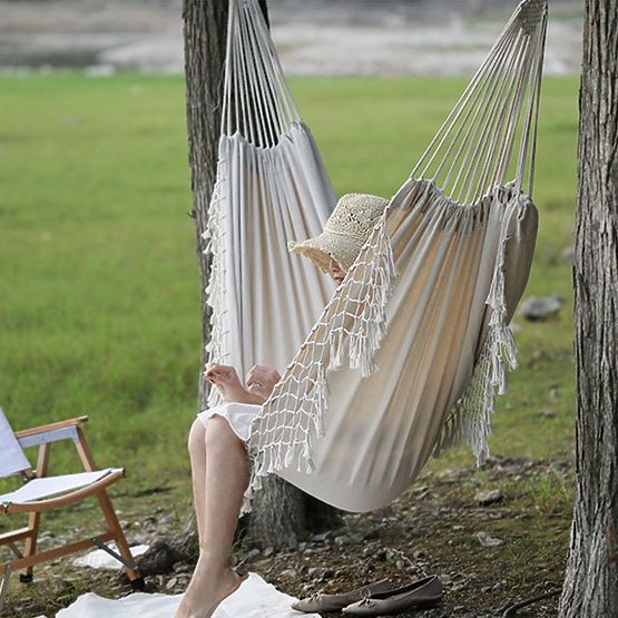 Dwuosobowa pleciona lina hamakowa 400256