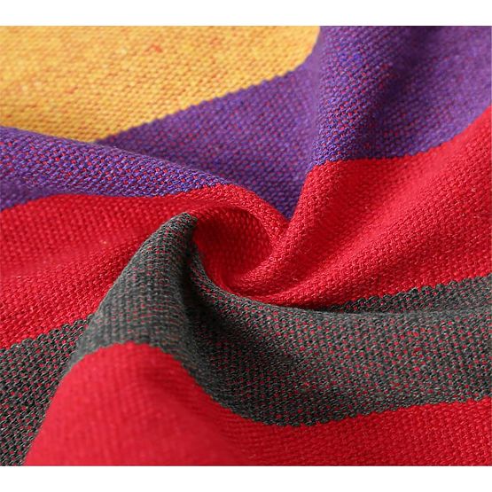 Dwuosobowy hamak z belką 80cm 480145A YELLOW