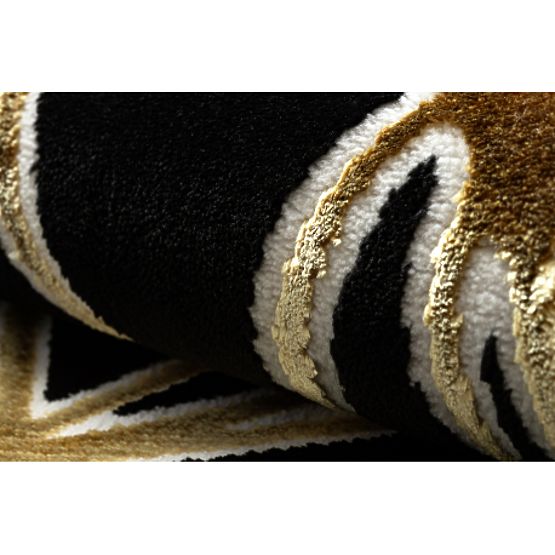 Dywan ALLURE 1964 Geometryczny - Strukturalny, stylowy, glamour czarny / złoty