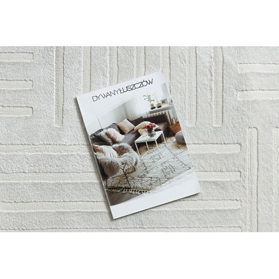 Dywan BALANCE 1918 kremowy - Geometryczny, strukturalny, glamour