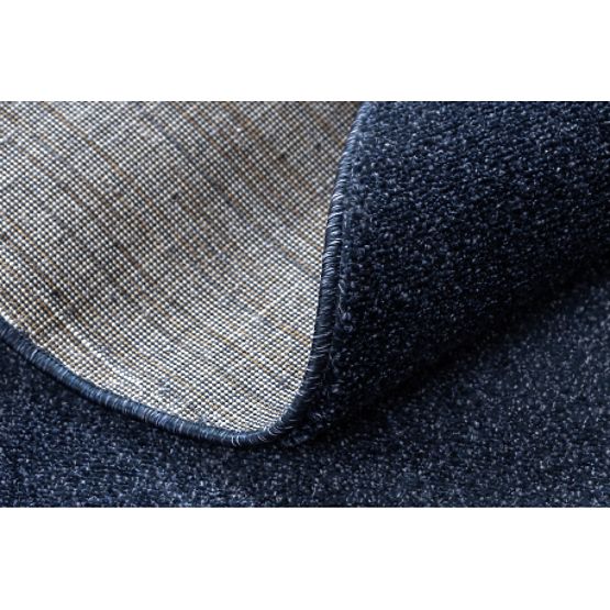 Dywan okrągły SOFTY Jednolity, Jednokolorowy, ciemnoniebieski