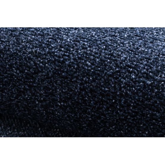 Dywan okrągły SOFTY Jednolity, Jednokolorowy, ciemnoniebieski