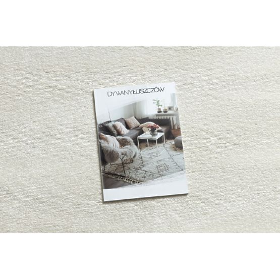 Dywan okrągły SOFTY Jednolity, Jednokolorowy, kremowy