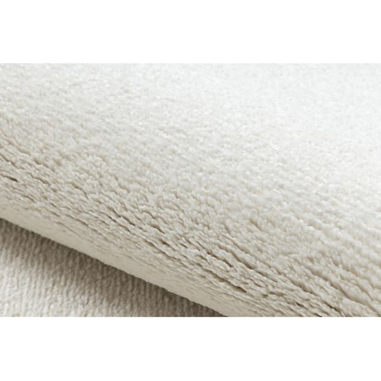 Dywan okrągły SOFTY Jednolity, Jednokolorowy, kremowy