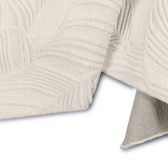 Dywan prostokątny Mona tuftowany, wełniany, kremowy, liście, Rozmiar dywanu: 190x290