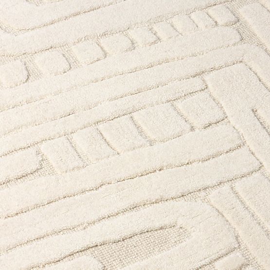 Dywan prostokątny Sophia, tuftowany, bawełniany, kremowy, Rozmiar dywanu: 120x180