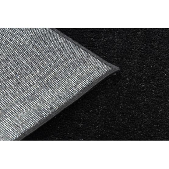 Dywan SOFTY, Jednolity, Jednokolorowy, czarny