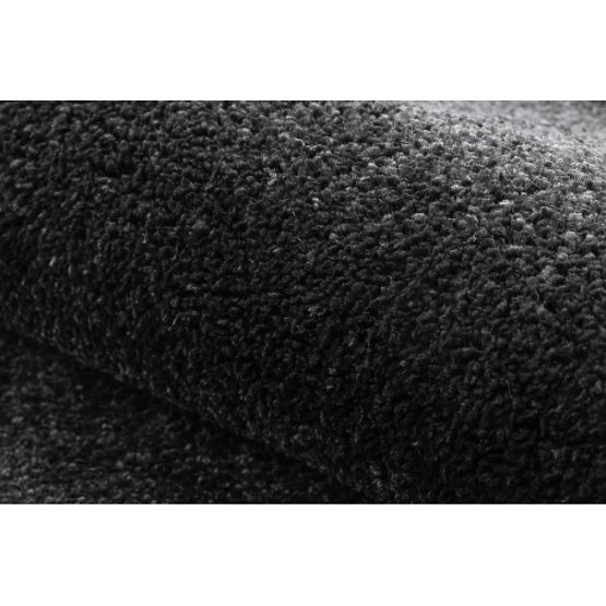 Dywan SOFTY, Jednolity, Jednokolorowy, czarny