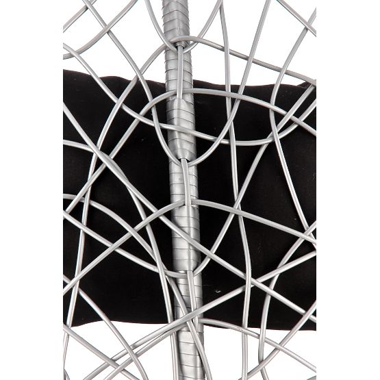 EGGY krzesło ogrodowe szare / czarne (3p=1szt)