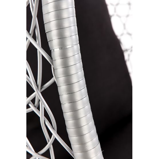 EGGY krzesło ogrodowe szare / czarne (3p=1szt)