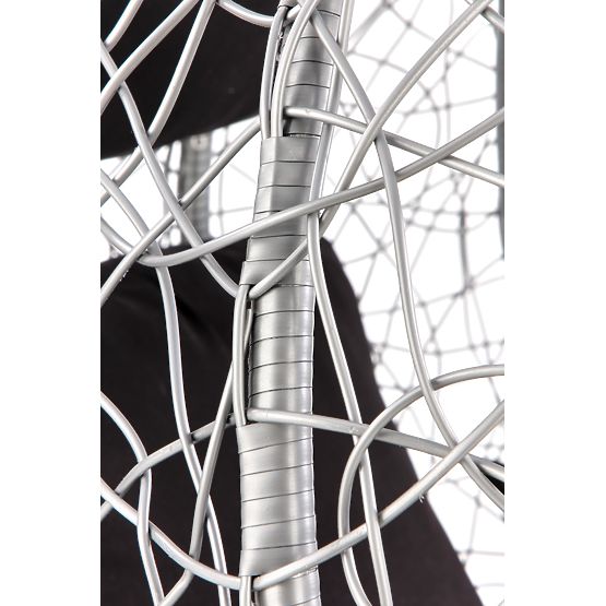 EGGY krzesło ogrodowe szare / czarne (3p=1szt)