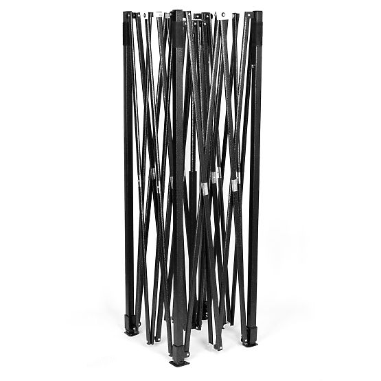 Ekspresowy pawilon handlowy 3x3 m czarny