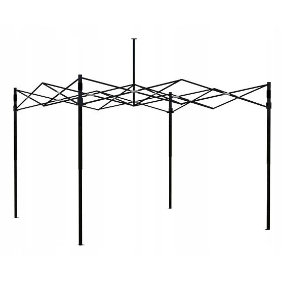 Ekspresowy pawilon handlowy 3x3 m czarny