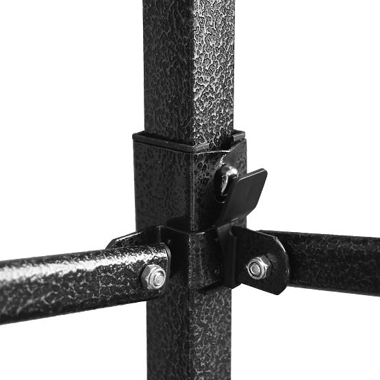 Ekspresowy pawilon handlowy - 3x6 m - zielony