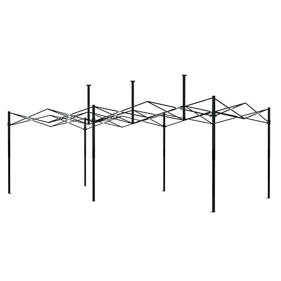 Ekspresowy pawilon handlowy - 3x6 m - zielony