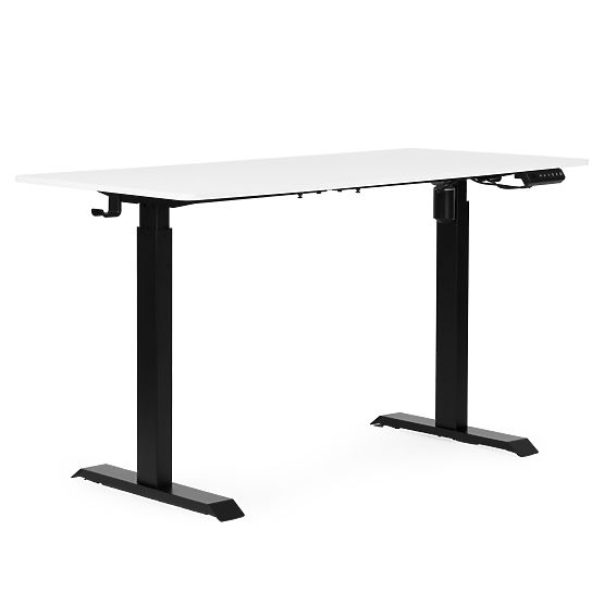Elektryczne biurko regulowane 140x70 cm, regulowana wysokość 76-121 cm ModernHome