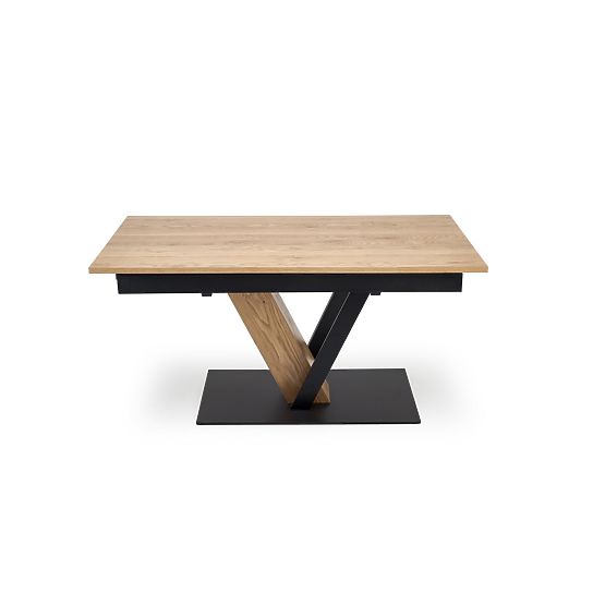 FANIS stół rozkładany, naturalny / czarny (3p=1ks)
