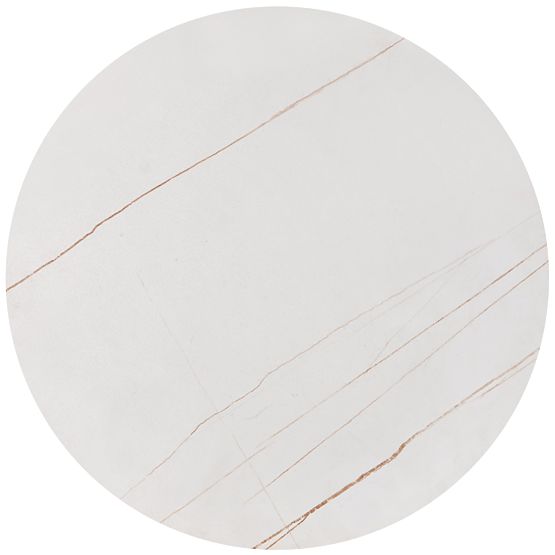 FATIMA zestaw 2 stolików, biały marmur / złoty (1p=1szt)