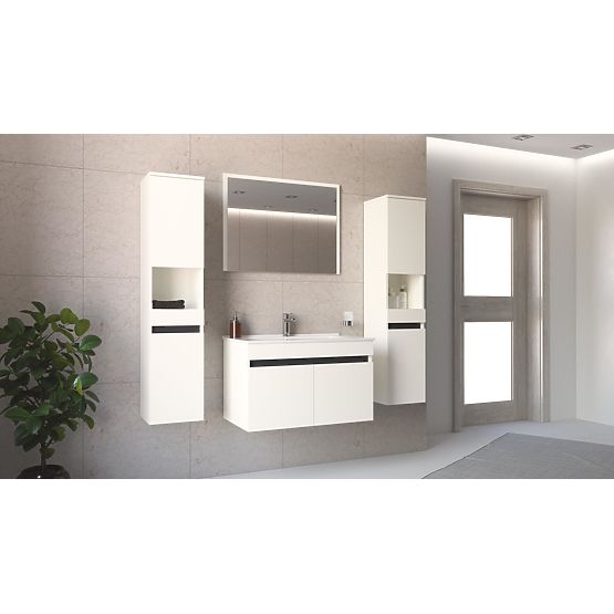 FIGARO Lustro 80 cm białe