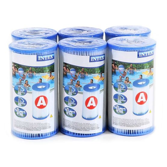 Filtr filtry typ A - do pompy basenowej Intex 29000 - 6 sztuk