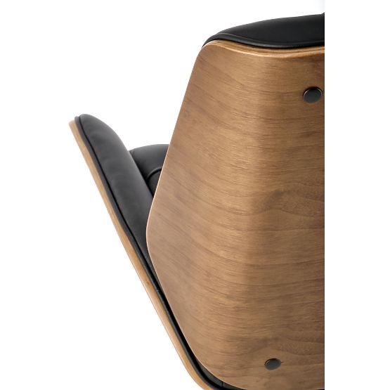 Fotel biurowy GAVIN orzechowy/czarny (1p=1szt)