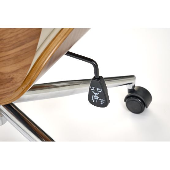 Fotel biurowy TIMBER orzechowy/beżowy