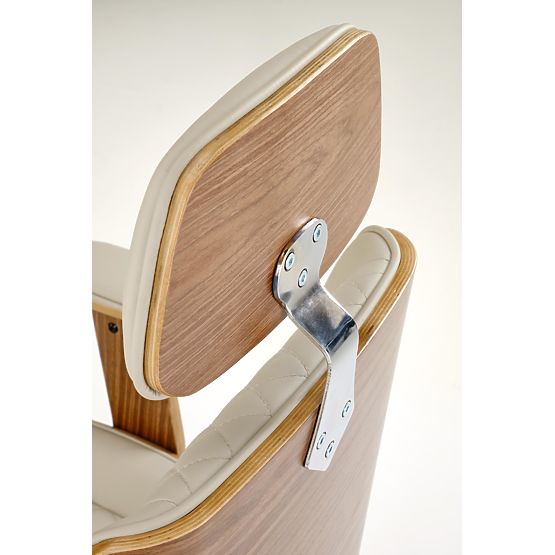 Fotel biurowy TIMBER orzechowy/beżowy