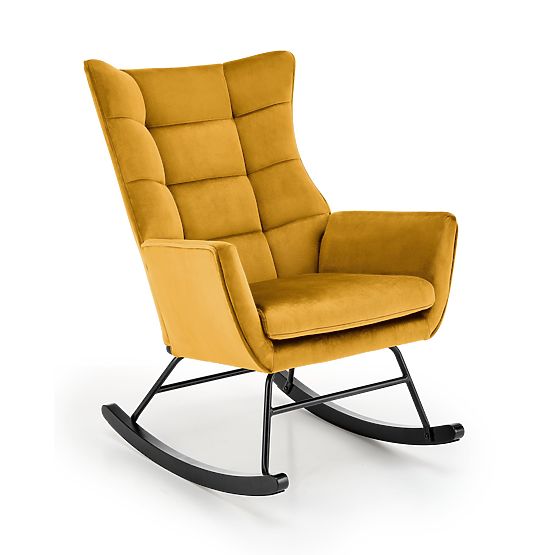 Fotel bujany BAZALTO musztardowy (1p=1szt)