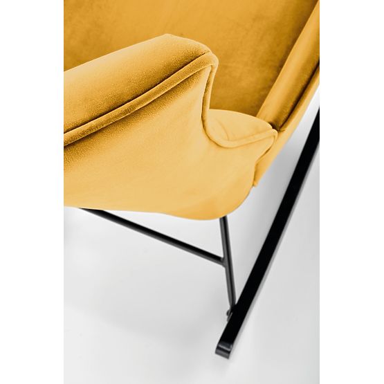 Fotel bujany BAZALTO musztardowy (1p=1szt)
