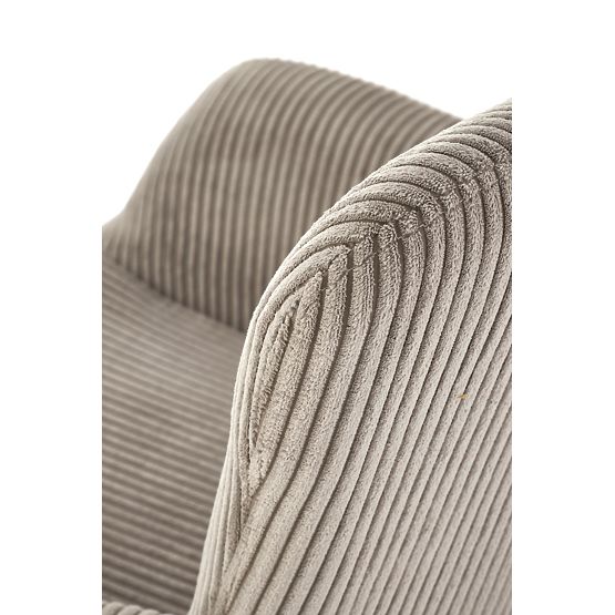 Fotel bujany BELMIRO - szary sztruks