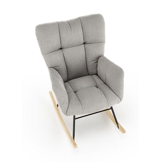 Fotel bujany VASCO - szary