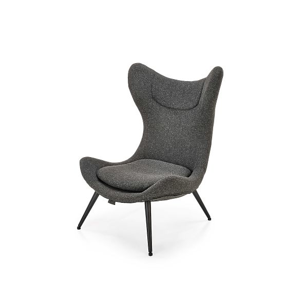 Fotel relaksacyjny ATLANTIS antracytowy / czarny