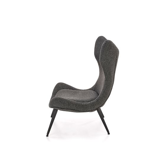 Fotel relaksacyjny ATLANTIS antracytowy / czarny